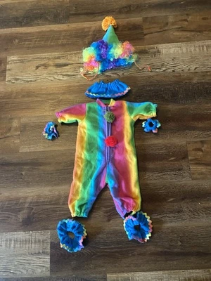Infant (6-12 Months) Handmade Clown Costume - Image 1 of 4
