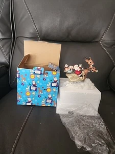 NIB Rudolph Sleigh~~Enesco # 857947 ~~ Rudolph and The Island Of Misfit Toys - Picture 1 of 8