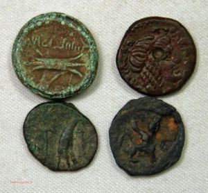 (USA) GRECE - lot de petit bronze, Cléopatre etc... à identifier... p1012-99 - Picture 1 of 2