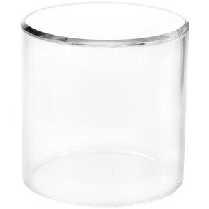 Plymor Clear Acrylic Cylinder Display Riser with Mirror Top, 3" H x 3" D - Picture 1 of 1