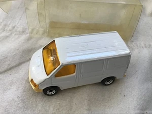 Matchbox MB60 Ford Transit GRAFFIC TRAFFIC WHITE WITH ORANGE WINDOWS unboxed - Picture 1 of 3