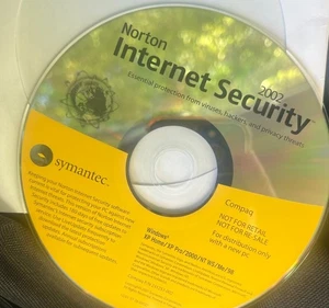 Norton AntiVirus 2002 Disc Symantec - Corporation For Windows XP/2000/ME/98 - Picture 1 of 2