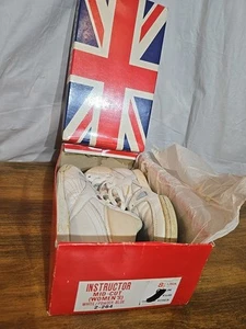 Zapatilla deportiva para mujer Reebok Instructor Mid-Cut 2-264 rara década de 1980 con caja talla 8,5 - Imagen 1 de 14