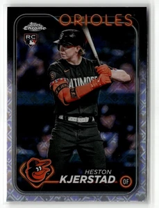 2024 Topps Chrome Logofractor Edition #142 Heston Kjerstad Rookie - Picture 1 of 2