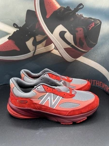 Size 10 - New Balance Teddy Santis x 990v6 Made in USA Community Pack - Red - Picture 1 of 8