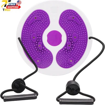 Ab Twister Board Exercício Cintura Disco de Torção com 8 Ímãs Fitness Roxo - Imagem 1 de 4