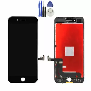 Black LCD Display + 3D Touch Screen Digitizer Assembly Frame For iPhone 7 PLUS - Picture 1 of 6