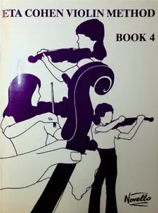 Libro de 4 métodos de violín ETA Cohen libro de estudiante - Imagen 1 de 2