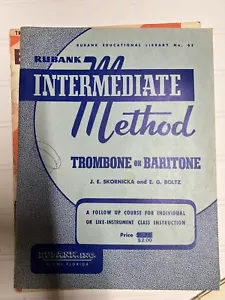 Rubank Intermed Method - Trombone or Baritone [Rubank Educational Library, 65 - Picture 1 of 4