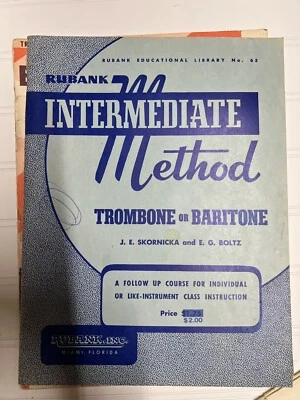 Rubank Intermed Method - Trombone or Baritone [Rubank Educational Library, 65 - Image 1 of 4