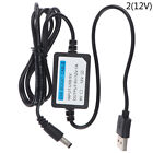 USB Charge Power Boost Cable DC 2.1x5.5mm 5V to DC 9V/12V 1A Step UP CablJQA YI