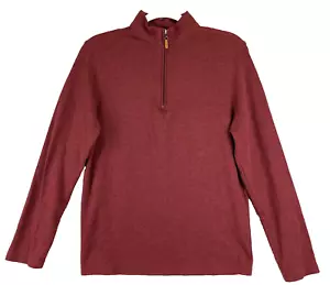 Mizzen+Main Sweater Herren Small weinrot 1/4 Zip Pullover Performance leicht - Bild 1 von 9