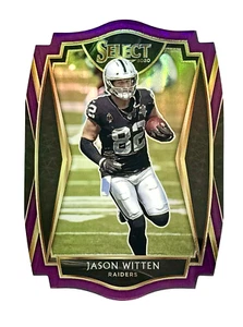 Select Premier Level Purple Prizm 2020 troquelado #138 Jason Witten Raiders - Imagen 1 de 2