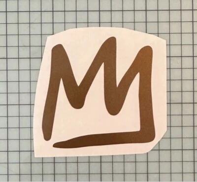 ORACAL Mammoth Mountain Crown Vinyl Decal 4.5”x4.9” (Message With Your Color Of Choice)