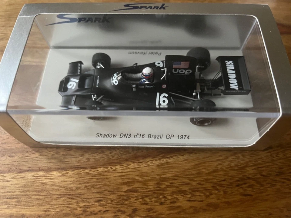 Spark 1:43 Shadow DN3 #16 Brazil GP 1974 Peter Revson S1686 - Bild 1 von 1