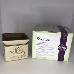 New SCENTSY Mid Size Warmer SANDSTONE Wax Warmer - Picture 1 of 7
