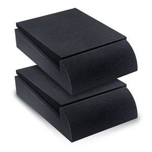 Studio Monitor Isolation Pads-3"-4.5" Foam Speaker Risers Reduce Vibration/Noise - Picture 1 of 5