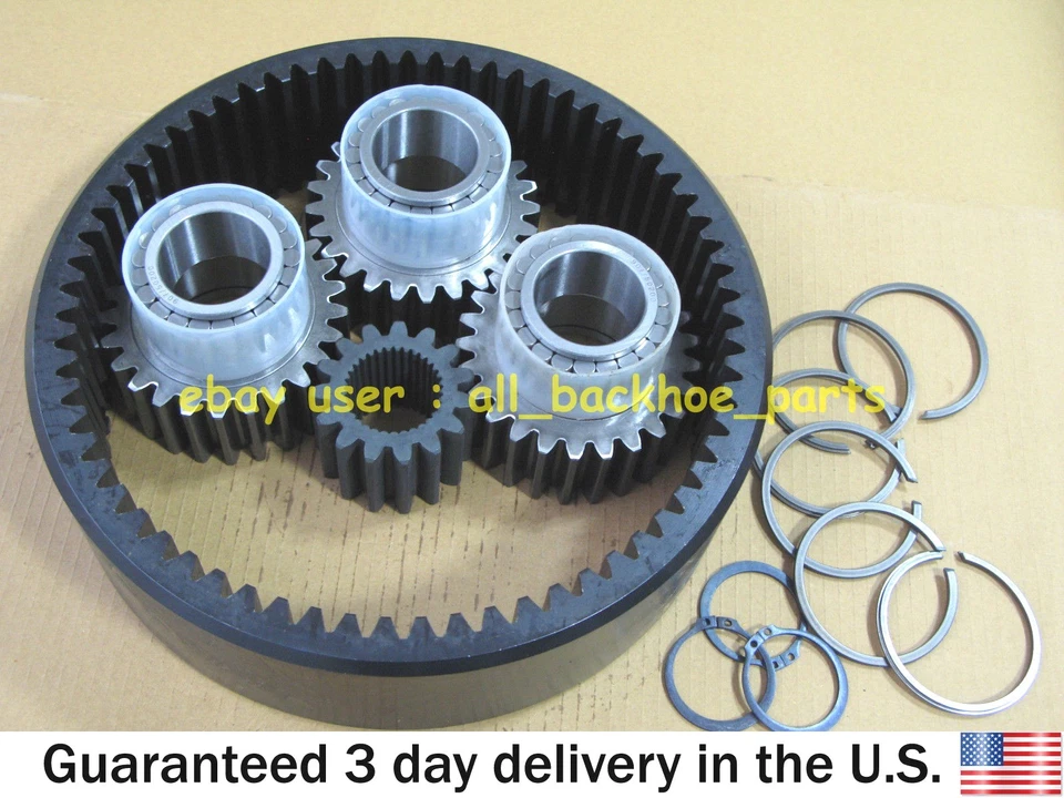JCB BACKHOE - HUB GEAR SET COMPLETE (450/10205 450/10206 450/12403 907/50200) - Image 1 of 1