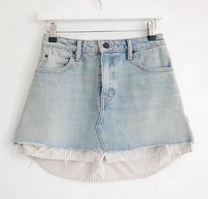 Alexander Wang Shirt Layered Denim Mini Skirt £650 - Picture 1 of 8