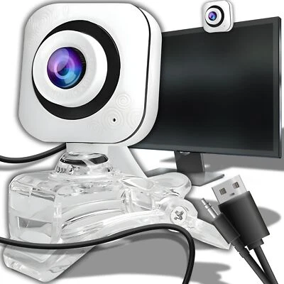 Webcam mit Mikrofon für PC Skype FaceTime Homeoffice Zoom Webkamera Retoo - Bild 1 von 4