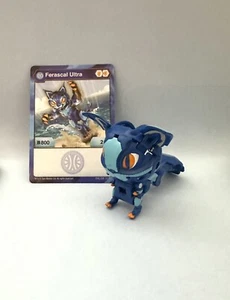BAKUGAN Geogan Rising Aquos FERASCAL ULTRA B800 Collectable Figure With Card #21 - Picture 1 of 7