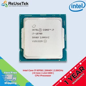 Intel Core i7-10700 | SRH6Y | 2.90GHz | 8 Core | LGA-1200 | CPU Processor - Picture 1 of 12