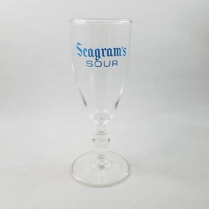 SEAGRAM'S Sour Cordial Glass - Flauta Tallo Whisky Champagne - De Colección - Imagen 1 de 12