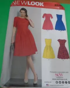 New Look Sewing Pattern K6391 Sizes 8 - 18 NOS Uncut FF Dress UK - Picture 1 of 2