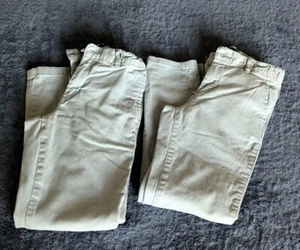 Lot Of 2 Children's Place School Gray Pants Size 8 - Picture 1 of 12