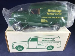 T1-50 ERTL 1:38 SCALE DIE CAST BANK - 1950 PANEL TRUCK - NIB - HEMMINGS MOTOR NE - Picture 1 of 6