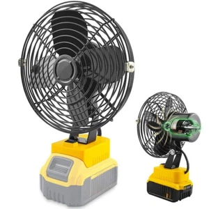 Portable Workshop Desk Fan Jobsite Fan For Dewalt 20V Li-Ion Battery Cordless - Picture 1 of 6
