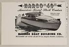 1948 Print Ad Harco 40 Stock Cruiser Harbor Boat Building Los Angeles Harbor,CA