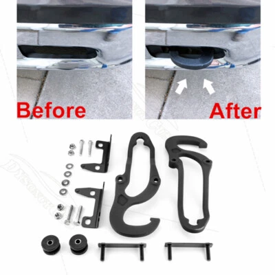 Pair Front Tow Hooks Heavy Duty For Dodge Ram 1500 2009-2014 2015 2016 2017 2018 - Image 1 of 4