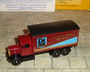 1937 SCAMMELL 6 WHEEL TRUCK - WEYMOUTH F.C. 'THE TERRAS' - CASTLEHOUSE LTD EDIT - Picture 1 of 7