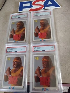 Hulk Hogan PSA Lot Ex - Mint To Mint PSA 9 - Picture 1 of 2