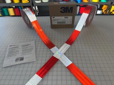 3M DOT Prismatic Reflective 2" Tape 983 5' 10' 20' 30' Lengths Diamond Grade - Image 1 of 4