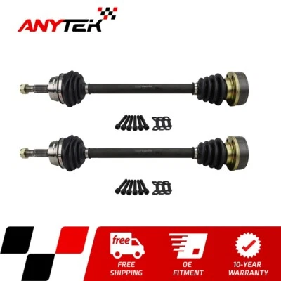 Par de ejes delanteros CV para 1987-1991 1992 1993 VW Fox 1975-1981 Dasher manual Foto 1 de 4