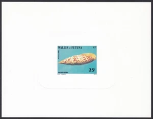 Wallis & Futuna Sc337 Seashell, Sea Snail, Mitra mitra, Deluxe Proof - Picture 1 of 1