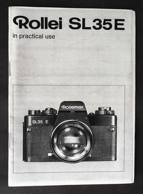 Photocopy of Original Rollei SL35E User Manual - Excellent - Image 1 of 4