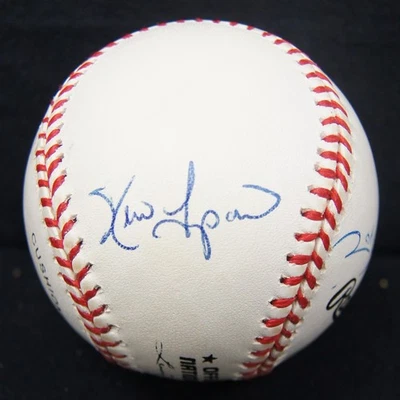 HENRY RODRIGUEZ & KEVIN TAPANI Autographed Baseball PSA/DNA CHICAGO CUBS - Image 1 of 3