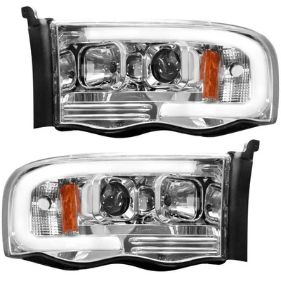 Faros proyectores Recon 264191CLC lentes transparentes para camionetas Ram 02-05 Foto 1 de 3