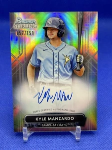 2022 Bowman Sterling Kyle Manzardo Auto /150 - Picture 1 of 2
