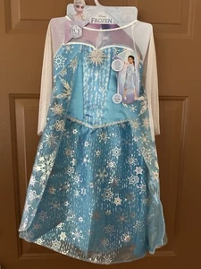 Disney Frozen Elsa Princess Dress Lights & Music Size 4-6X NWT - Picture 1 of 3