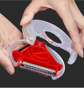3-in-1 Magic Trio Peeler Set – Slicer, Shredder & Julienne Cutter, Multi-Purpose - Picture 1 of 13