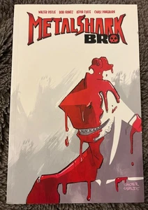 MetalShark Bro trade Paperback TPB, Kickstarter Ed, Signed & Big Sketch, Pin Set - Picture 1 of 8