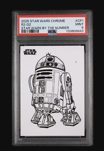 2025 Topps Chrome Star Wars by the Numbers R2-D2 CP-1 - Picture 1 of 2