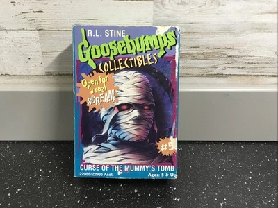 Goosebumps Collectibles #5 Curse Of The Mummy’s Tomb 1996 全新损坏盒 HTF — 第 1/4 张图片