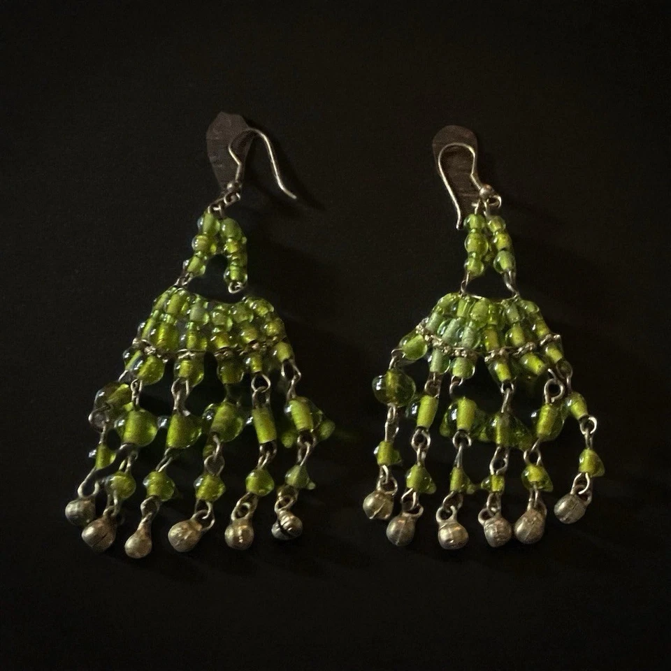 par de pendientes araña peridoto Foto 1 de 1