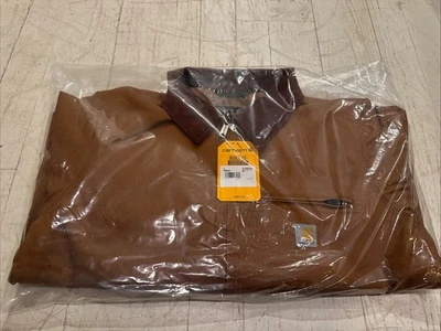 Carhartt Detroit Duck Jacket Rugged Flex Brown Mens Size XL 0J3828-M NWT - Image 1 of 4