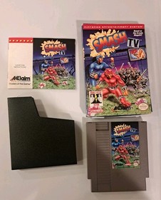 Smash TV Nintendo NES Completo CIB Caja Libro Manual Juego RARO